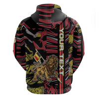 Personalized Belgium Hoodie Lion Holding Flag - Wonder Print Shop
