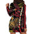 Personalized Belgium Hoodie Dress Lion Holding Flag - Wonder Print Shop