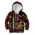 Personalized Belgium Kid Hoodie Lion Holding Flag - Wonder Print Shop