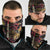 Belgium Neck Gaiter Lion Holding Flag DT05