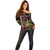 Personalized Belgium Off Shoulder Sweater Lion Holding Flag - Wonder Print Shop