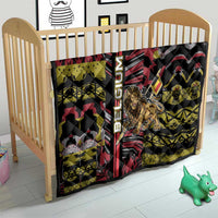 Belgium Quilt Lion Holding Flag - Wonder Print Shop