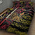 Belgium Quilt Bed Set Lion Holding Flag - Wonder Print Shop