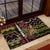 Belgium Rubber Doormat Lion Holding Flag - Wonder Print Shop