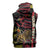 Personalized Belgium Sleeveless Zip Hoodie Lion Holding Flag - Wonder Print Shop