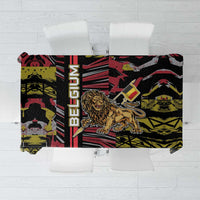 Belgium Tablecloth Lion Holding Flag - Wonder Print Shop