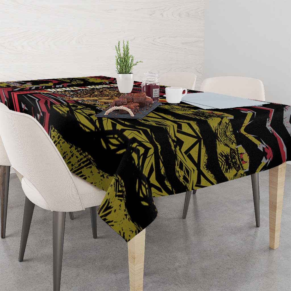Belgium Tablecloth Lion Holding Flag - Wonder Print Shop