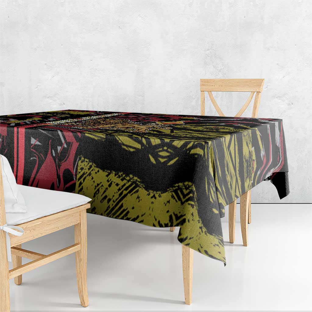 Belgium Tablecloth Lion Holding Flag - Wonder Print Shop
