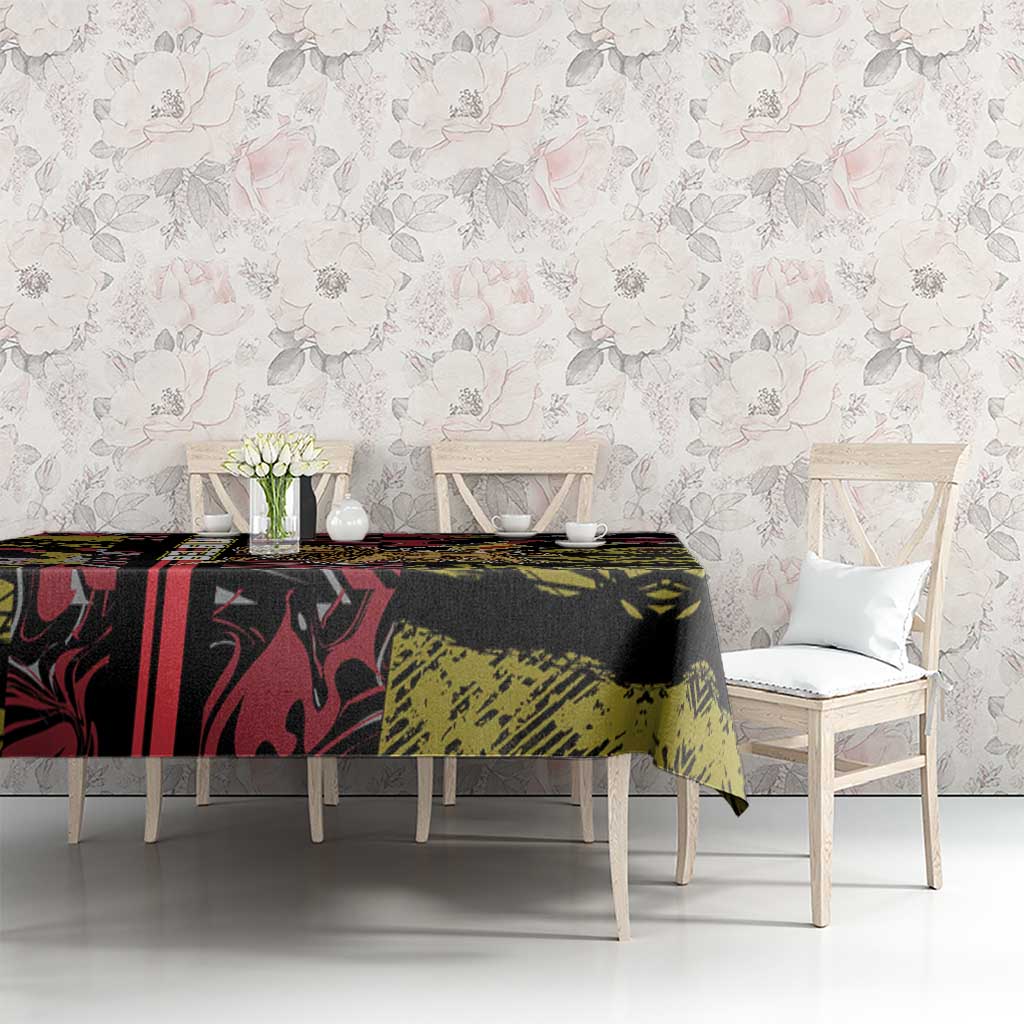 Belgium Tablecloth Lion Holding Flag - Wonder Print Shop