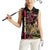 Personalized Belgium Women Sleeveless Polo Shirt Lion Holding Flag - Wonder Print Shop
