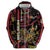 Personalized Belgium Zip Hoodie Lion Holding Flag - Wonder Print Shop
