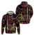 Personalized Belgium Zip Hoodie Lion Holding Flag - Wonder Print Shop