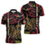 Personalized Belgium Zipper Polo Shirt Lion Holding Flag - Wonder Print Shop