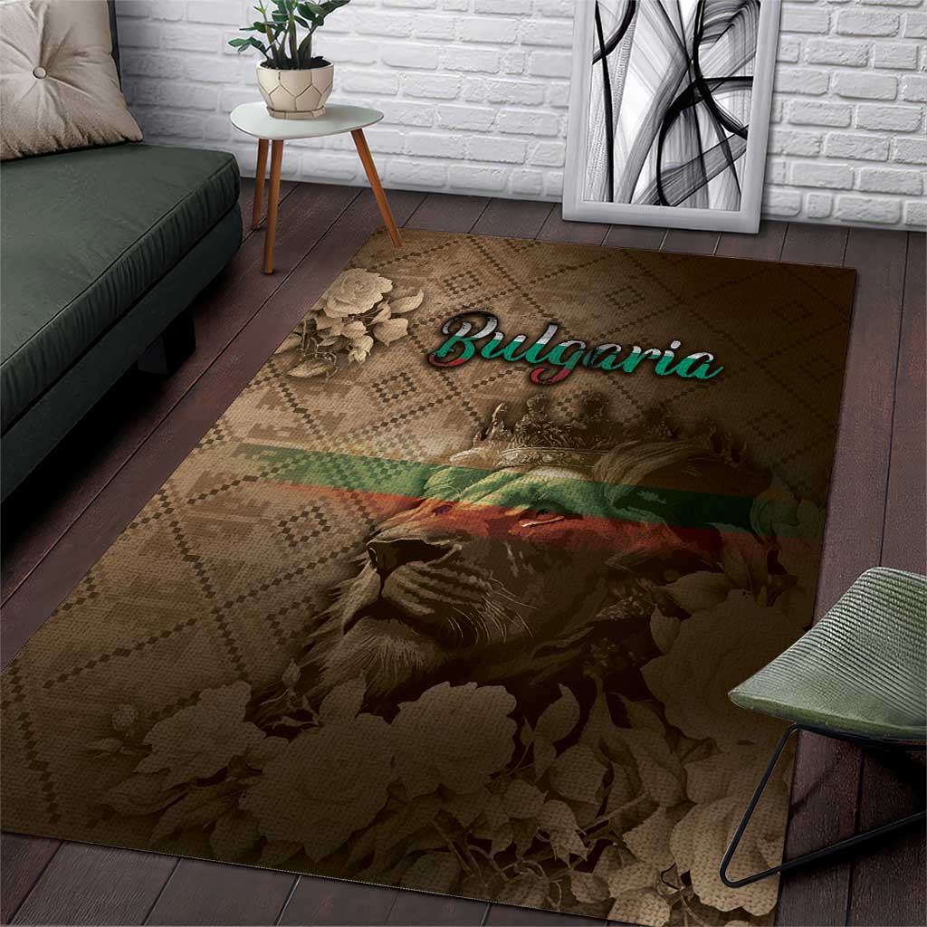 Bulgaria Area Rug Lion King Is Pride - Wonder Print Shop