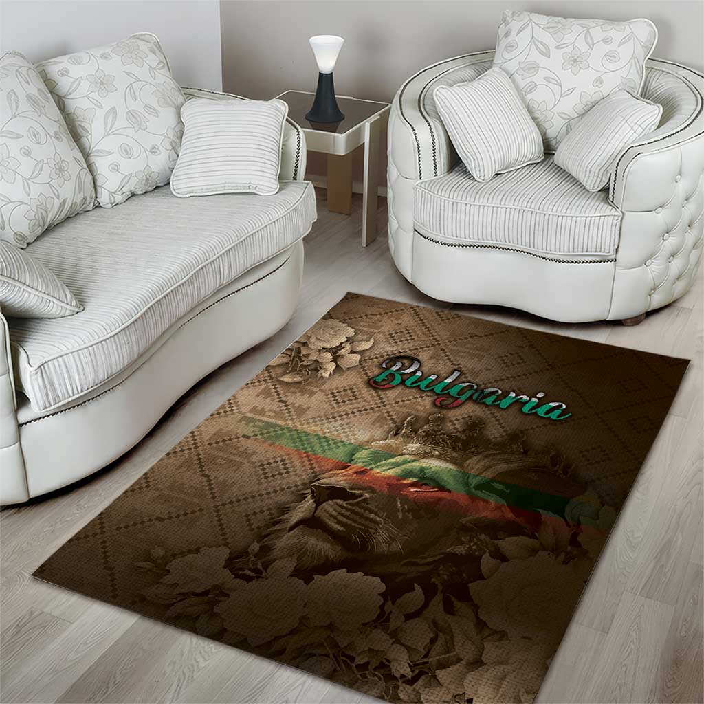 Bulgaria Area Rug Lion King Is Pride - Wonder Print Shop