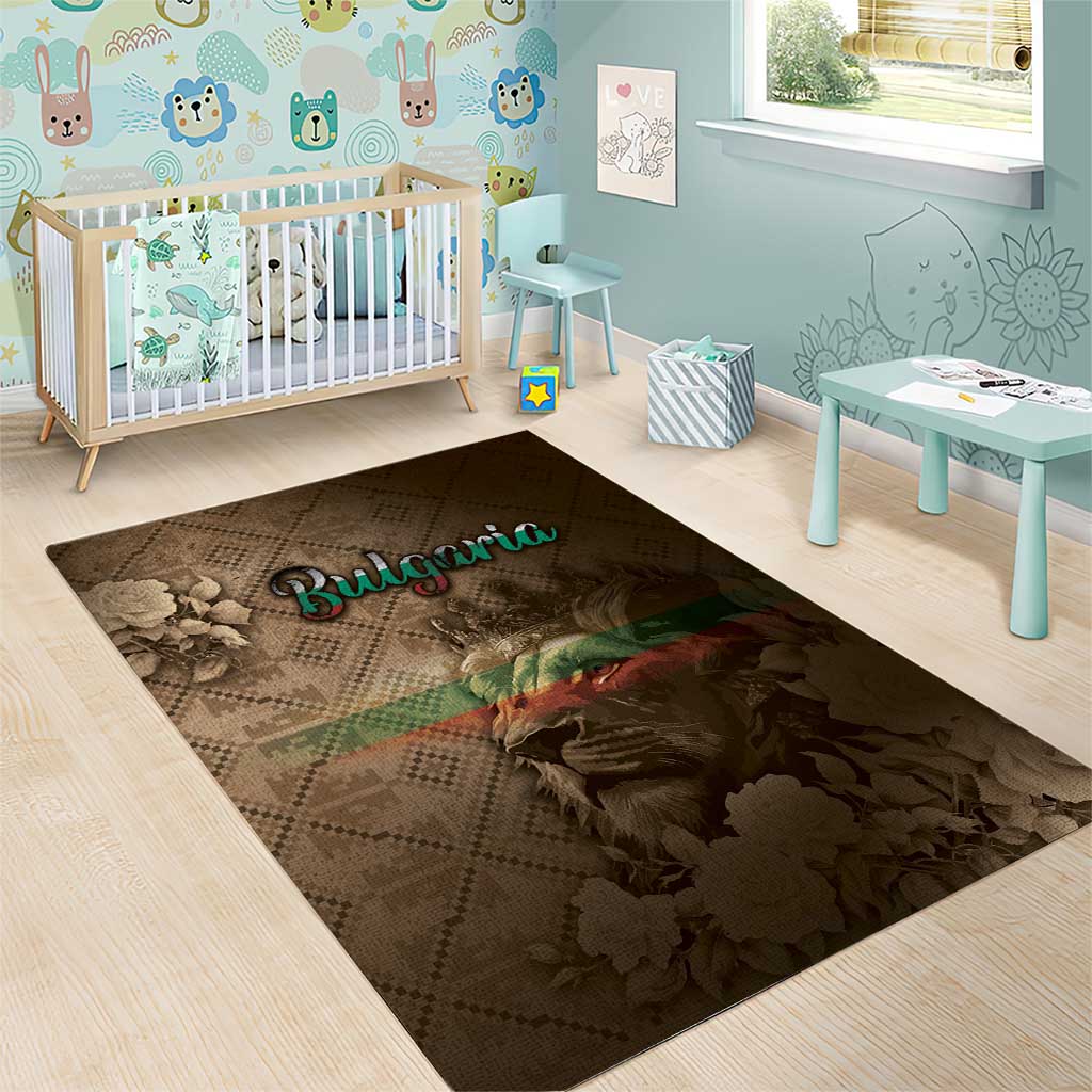 Bulgaria Area Rug Lion King Is Pride - Wonder Print Shop