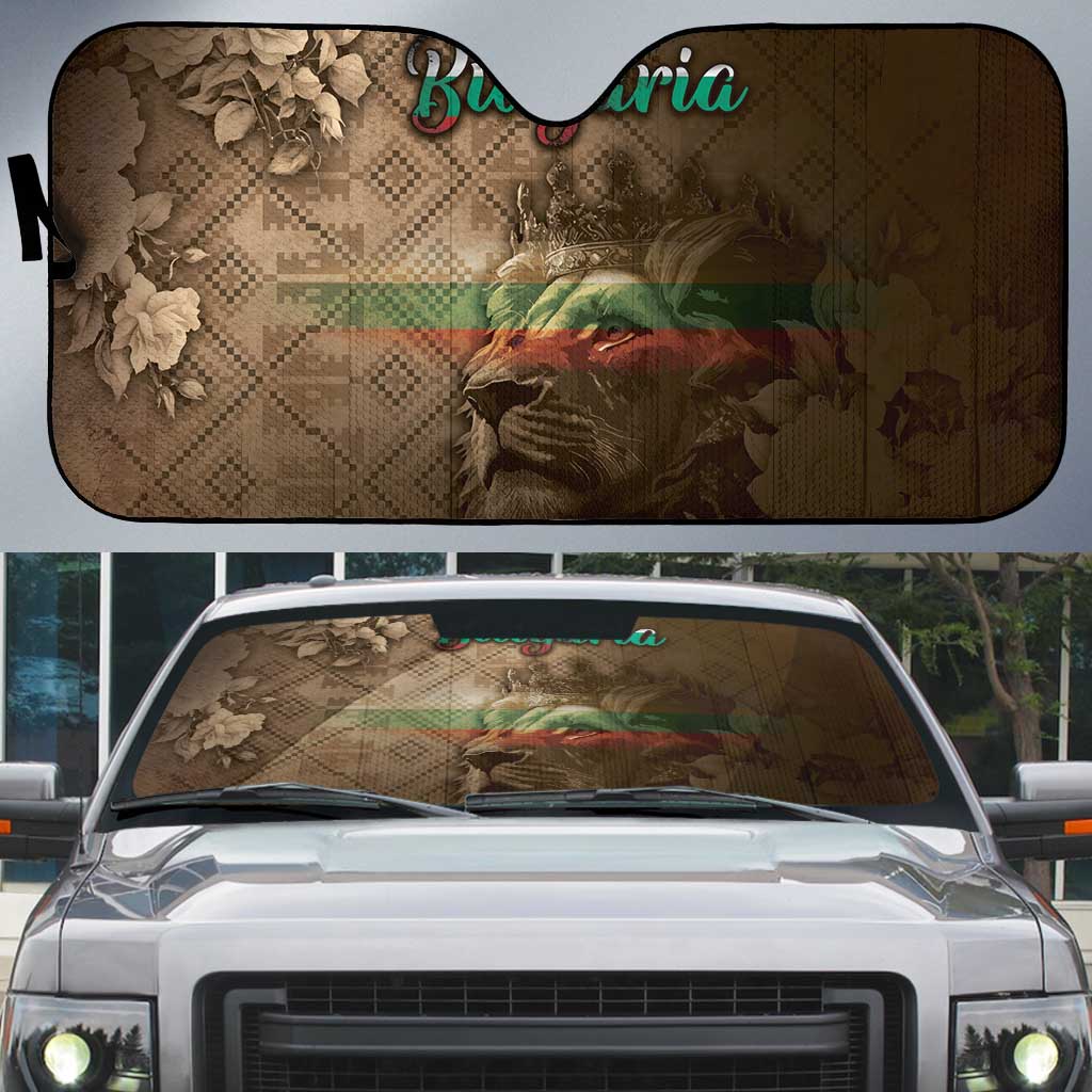 Bulgaria Auto Sun Shade Lion King Is Pride - Wonder Print Shop