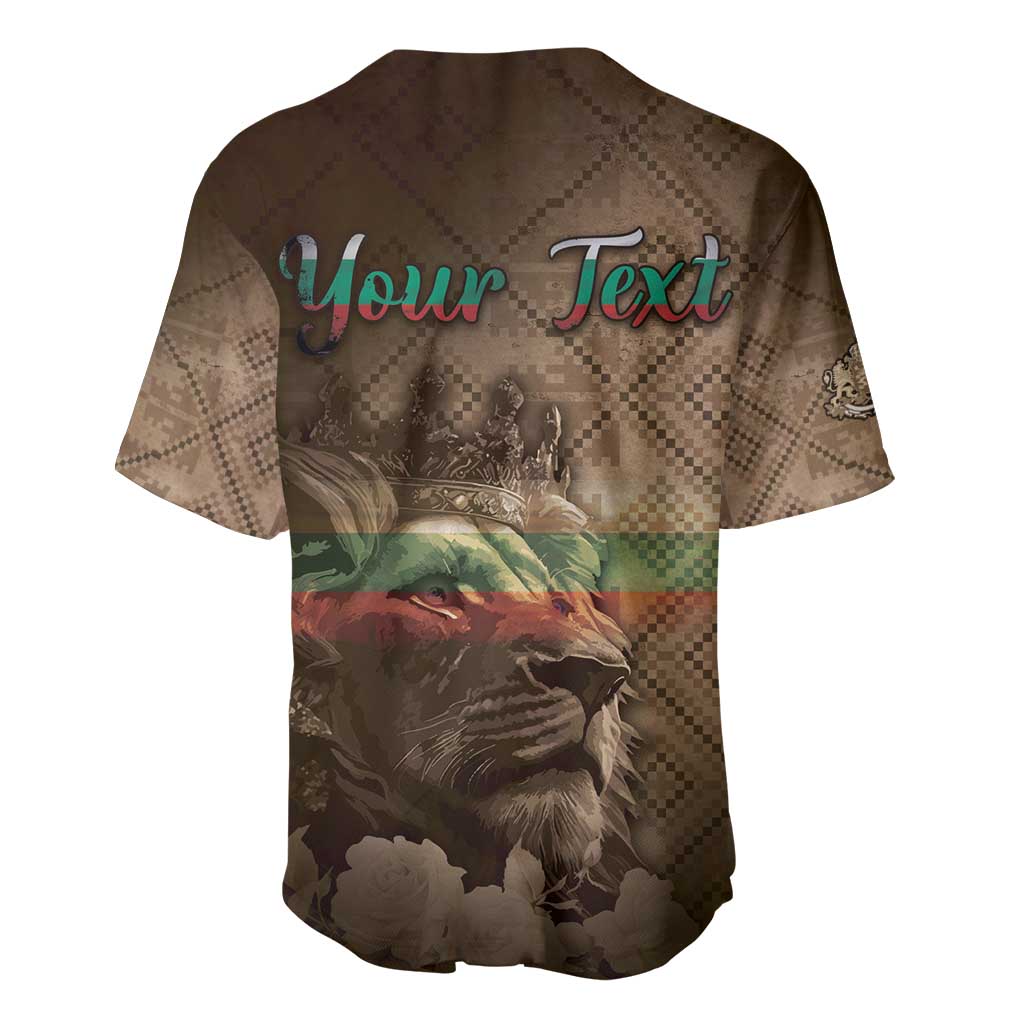 Personalized Bulgaria Baseball Jersey Lion King Is Pride - Wonder Print Shop