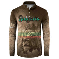 Personalized Bulgaria Button Sweatshirt Lion King Is Pride - Wonder Print Shop