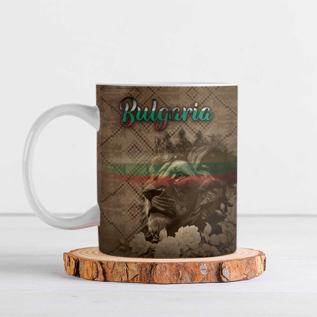 Personalized Bulgaria Ceramic Mug Lion King Is Pride - Wonder Print Shop