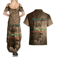 Personalized Bulgaria Couples Matching Summer Maxi Dress and Hawaiian Shirt Lion King Is Pride - Wonder Print Shop