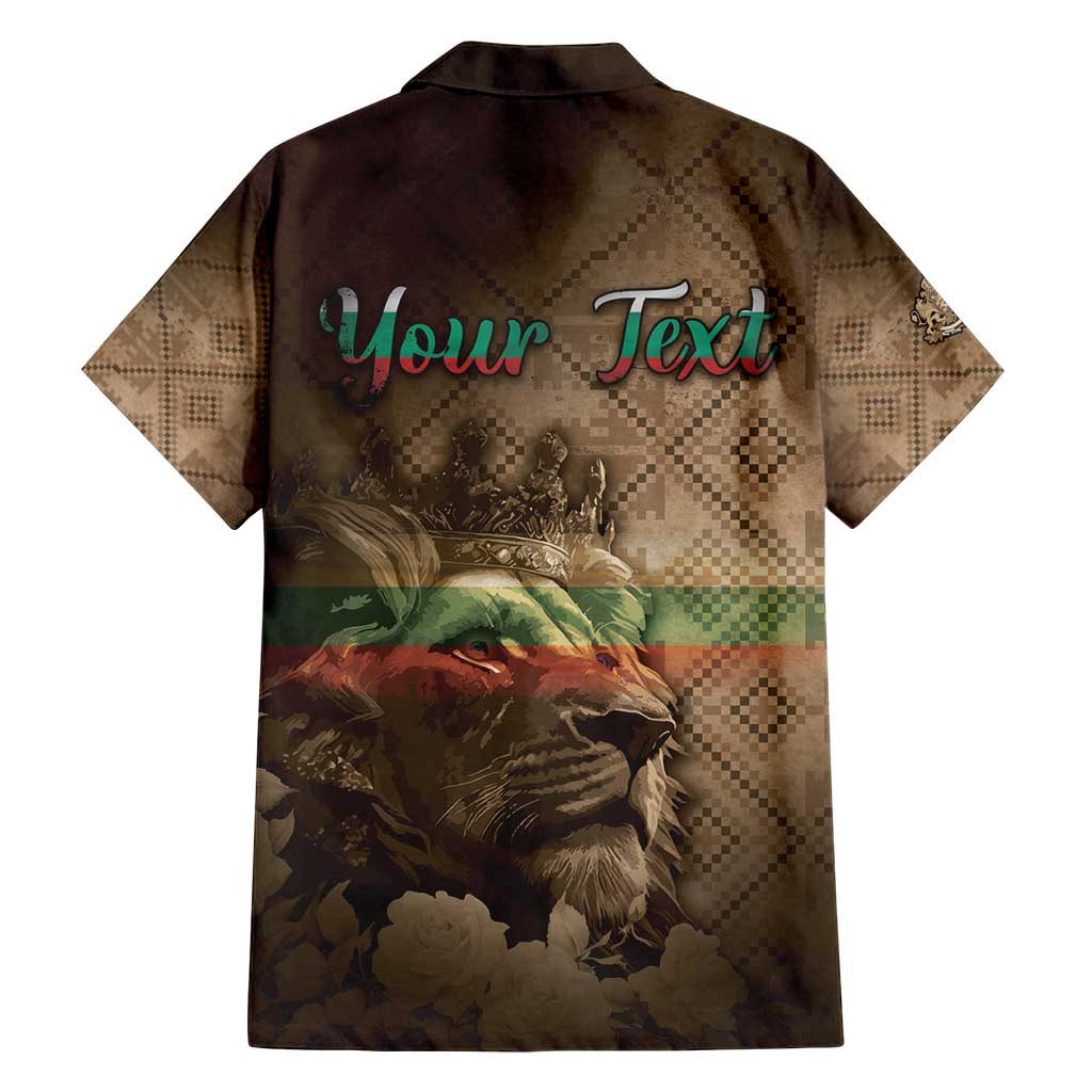Personalized Bulgaria Family Matching Long Sleeve Bodycon Dress and Hawaiian Shirt Lion King Is Pride - Wonder Print Shop