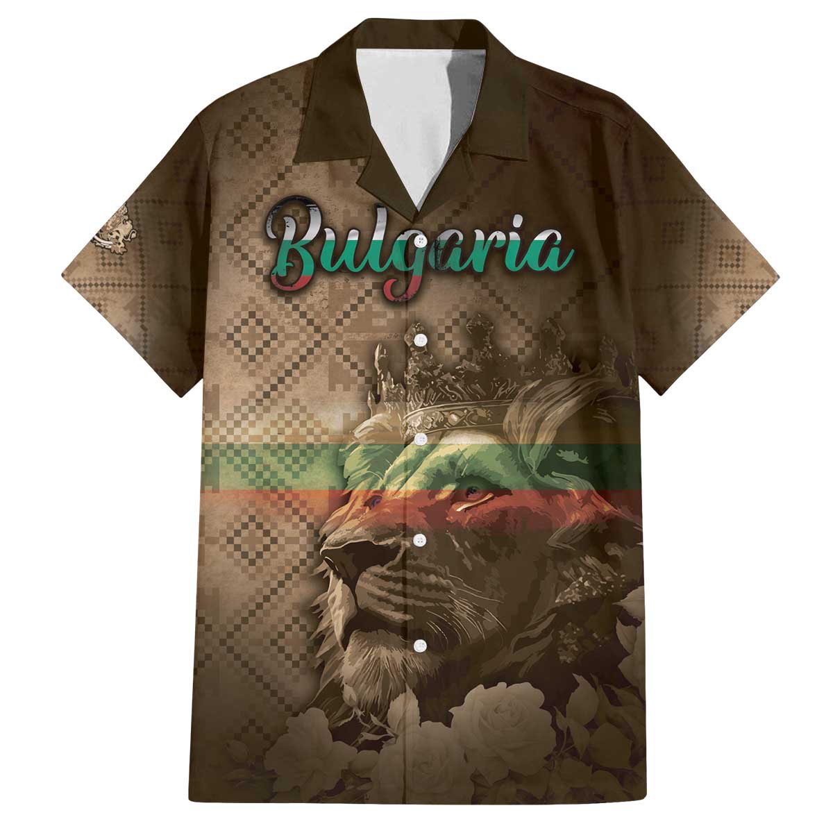 Personalized Bulgaria Family Matching Off The Shoulder Long Sleeve Dress and Hawaiian Shirt Lion King Is Pride - Wonder Print Shop