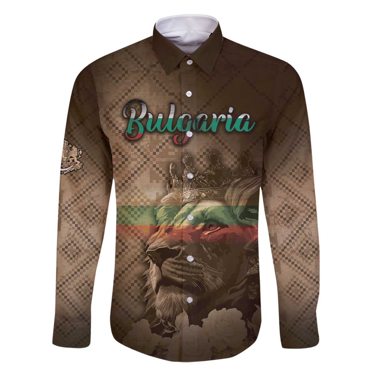 Personalized Bulgaria Family Matching Off The Shoulder Long Sleeve Dress and Hawaiian Shirt Lion King Is Pride - Wonder Print Shop