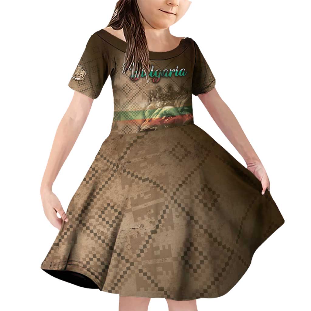 Personalized Bulgaria Family Matching Off Shoulder Short Dress and Hawaiian Shirt Lion King Is Pride - Wonder Print Shop