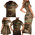 Personalized Bulgaria Family Matching Short Sleeve Bodycon Dress and Hawaiian Shirt Lion King Is Pride - Wonder Print Shop