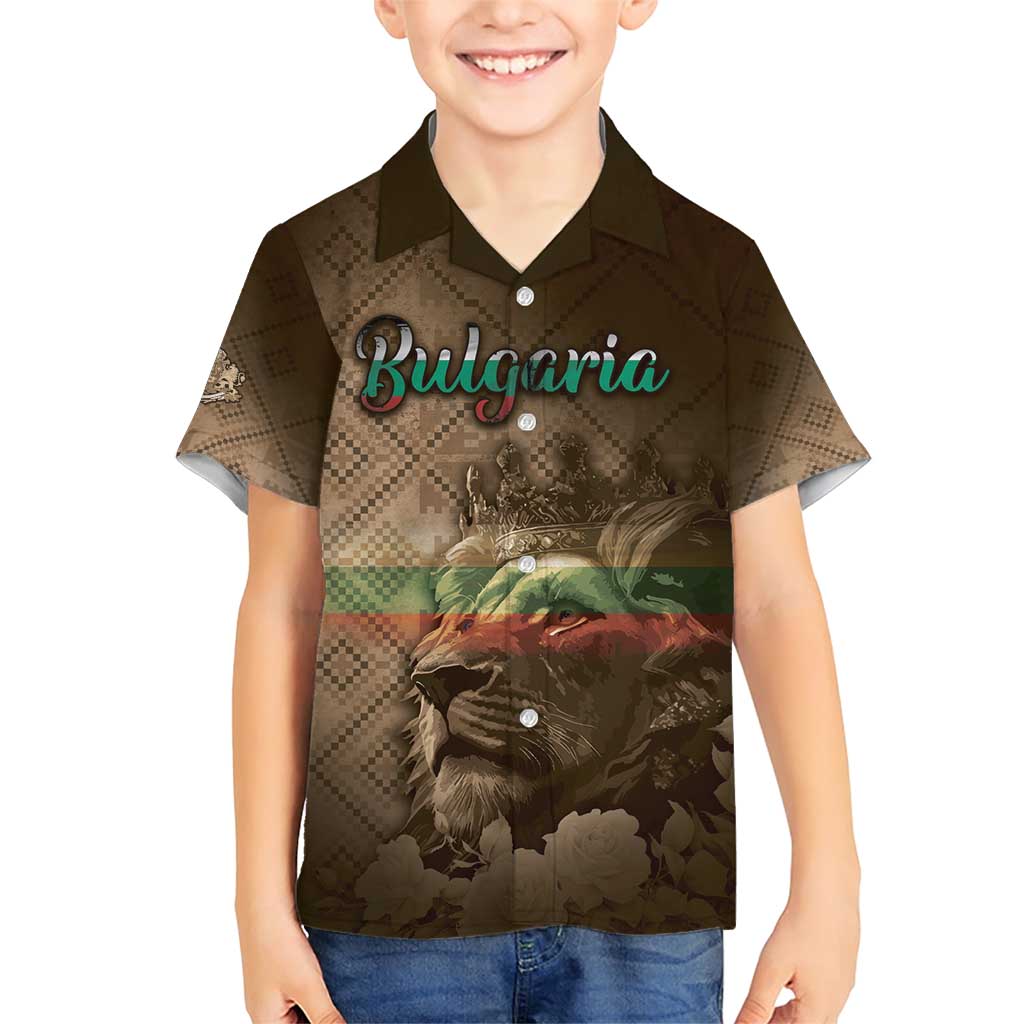 Personalized Bulgaria Family Matching Short Sleeve Bodycon Dress and Hawaiian Shirt Lion King Is Pride - Wonder Print Shop