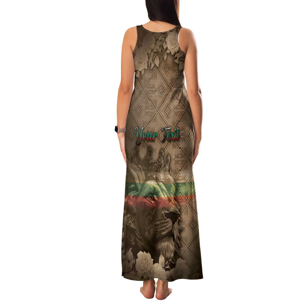 Personalized Bulgaria Family Matching Tank Maxi Dress and Hawaiian Shirt Lion King Is Pride - Wonder Print Shop