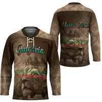 Personalized Bulgaria Hockey Jersey Lion King Is Pride - Wonder Print Shop