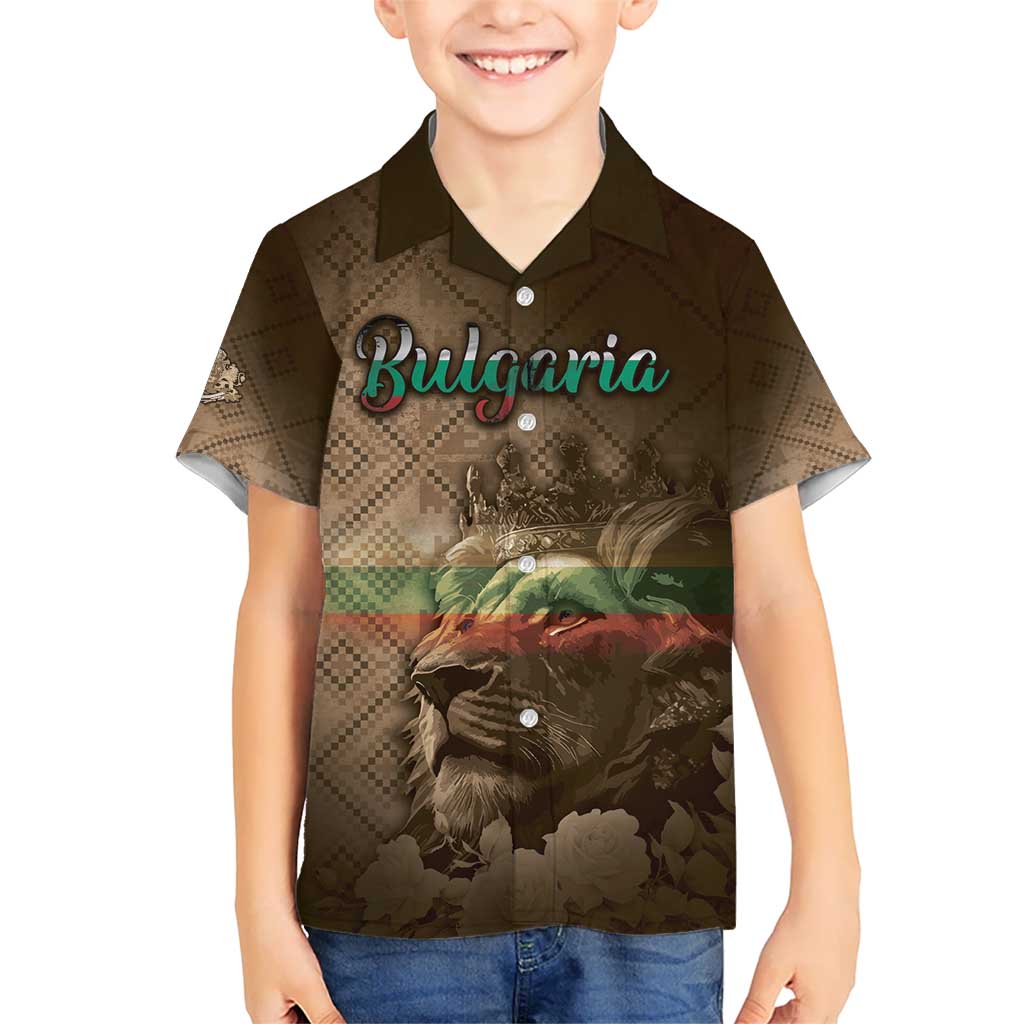 Personalized Bulgaria Kid Hawaiian Shirt Lion King Is Pride - Wonder Print Shop