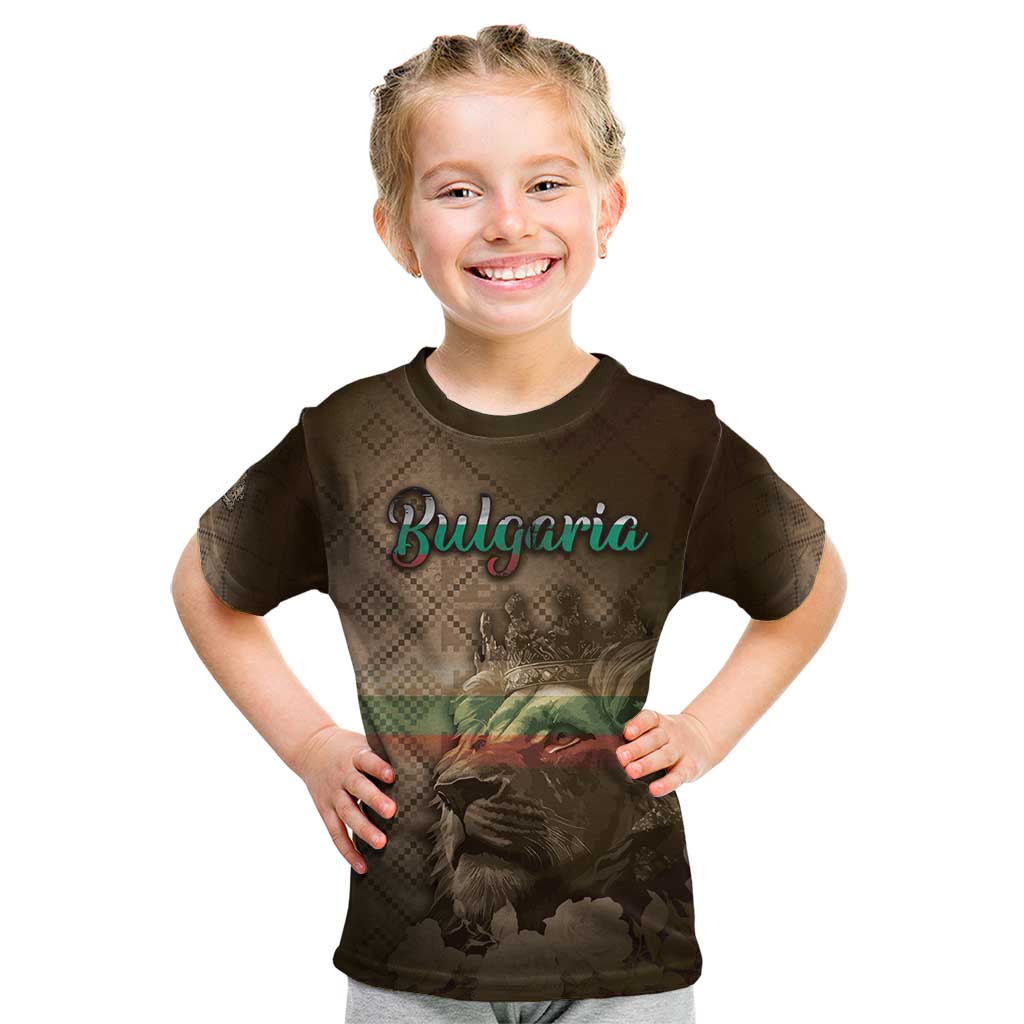 Personalized Bulgaria Kid T Shirt Lion King Is Pride - Wonder Print Shop