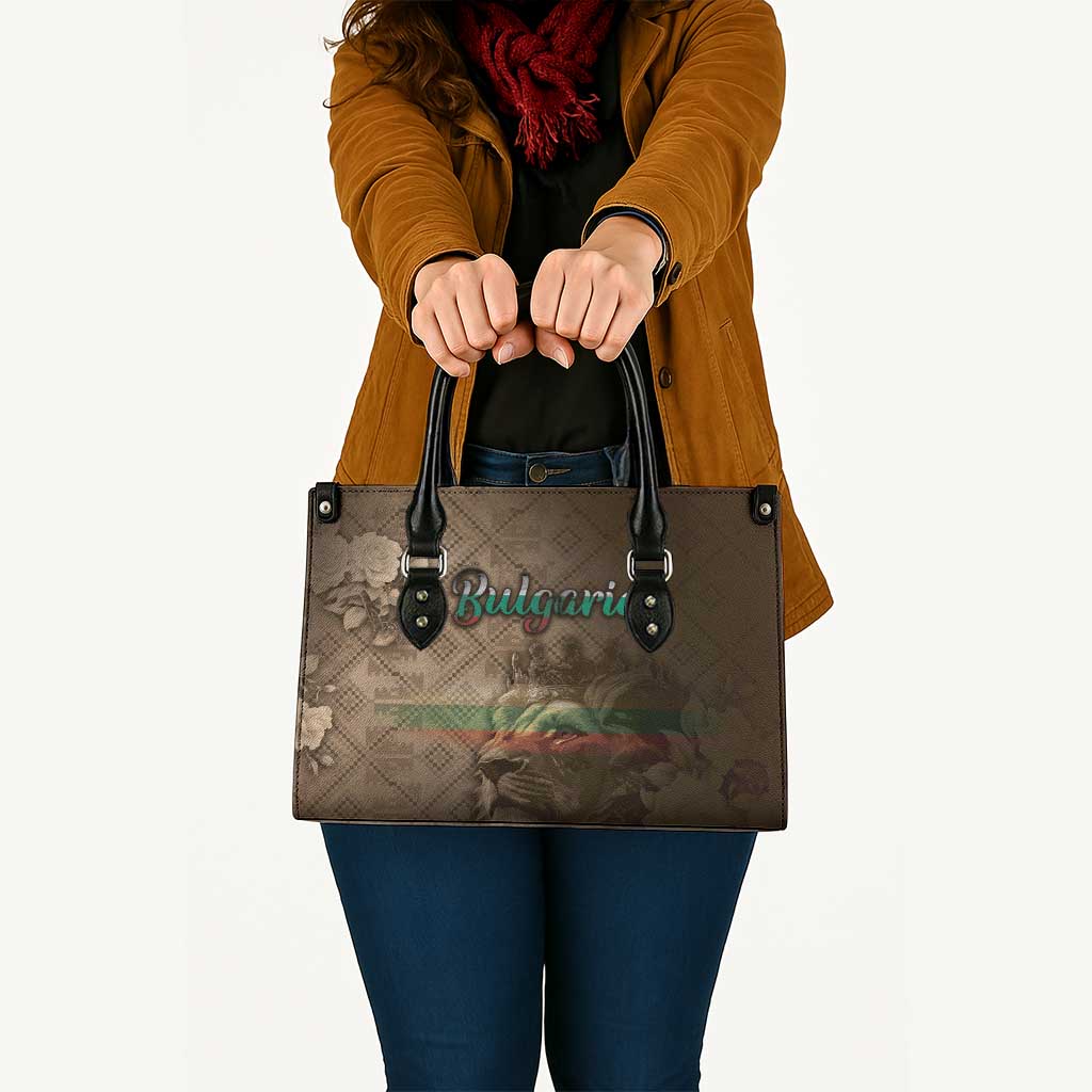 Bulgaria Leather Bag Lion King Is Pride - Wonder Print Shop