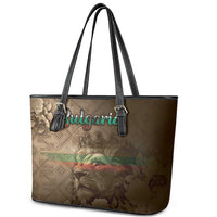 Bulgaria Leather Tote Bag Lion King Is Pride - Wonder Print Shop