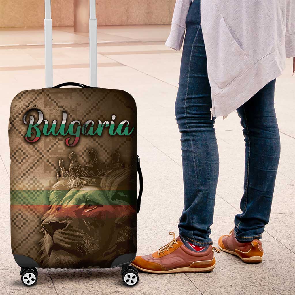 Bulgaria Luggage Cover Lion King Is Pride - Wonder Print Shop