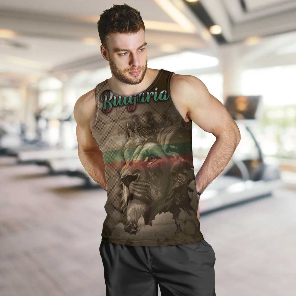 Personalized Bulgaria Men Tank Top Lion King Is Pride - Wonder Print Shop