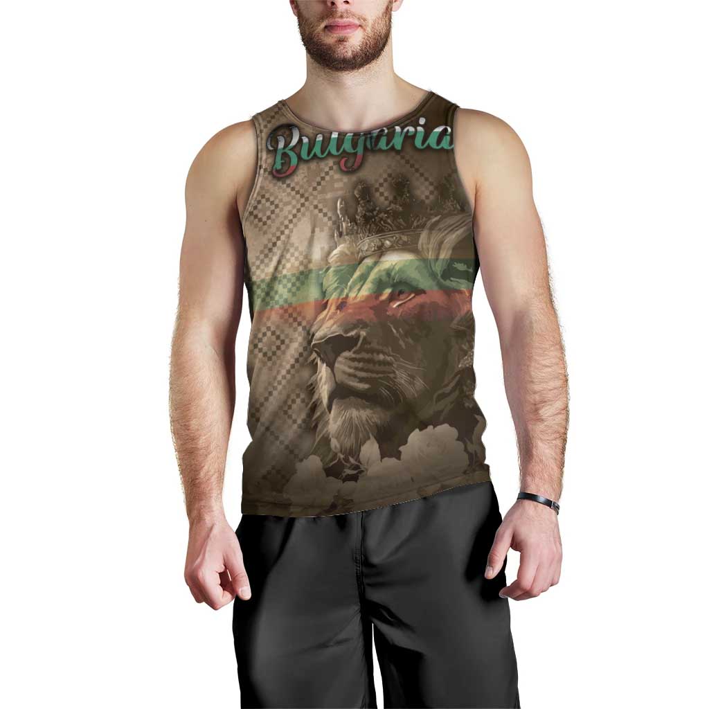Personalized Bulgaria Men Tank Top Lion King Is Pride - Wonder Print Shop