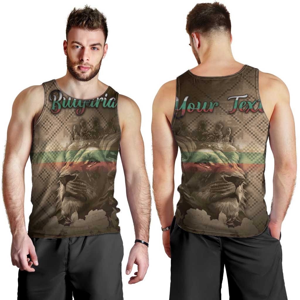 Personalized Bulgaria Men Tank Top Lion King Is Pride - Wonder Print Shop