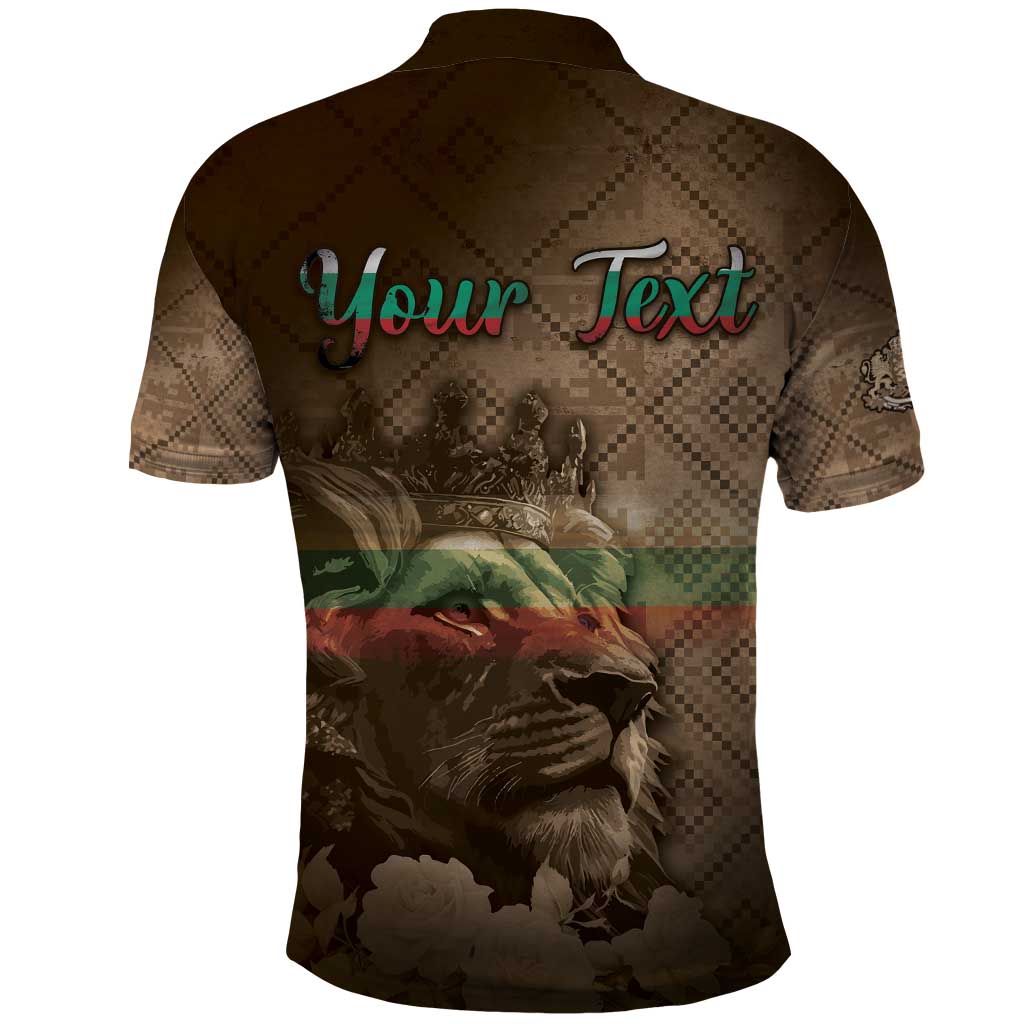 Personalized Bulgaria Polo Shirt Lion King Is Pride - Wonder Print Shop