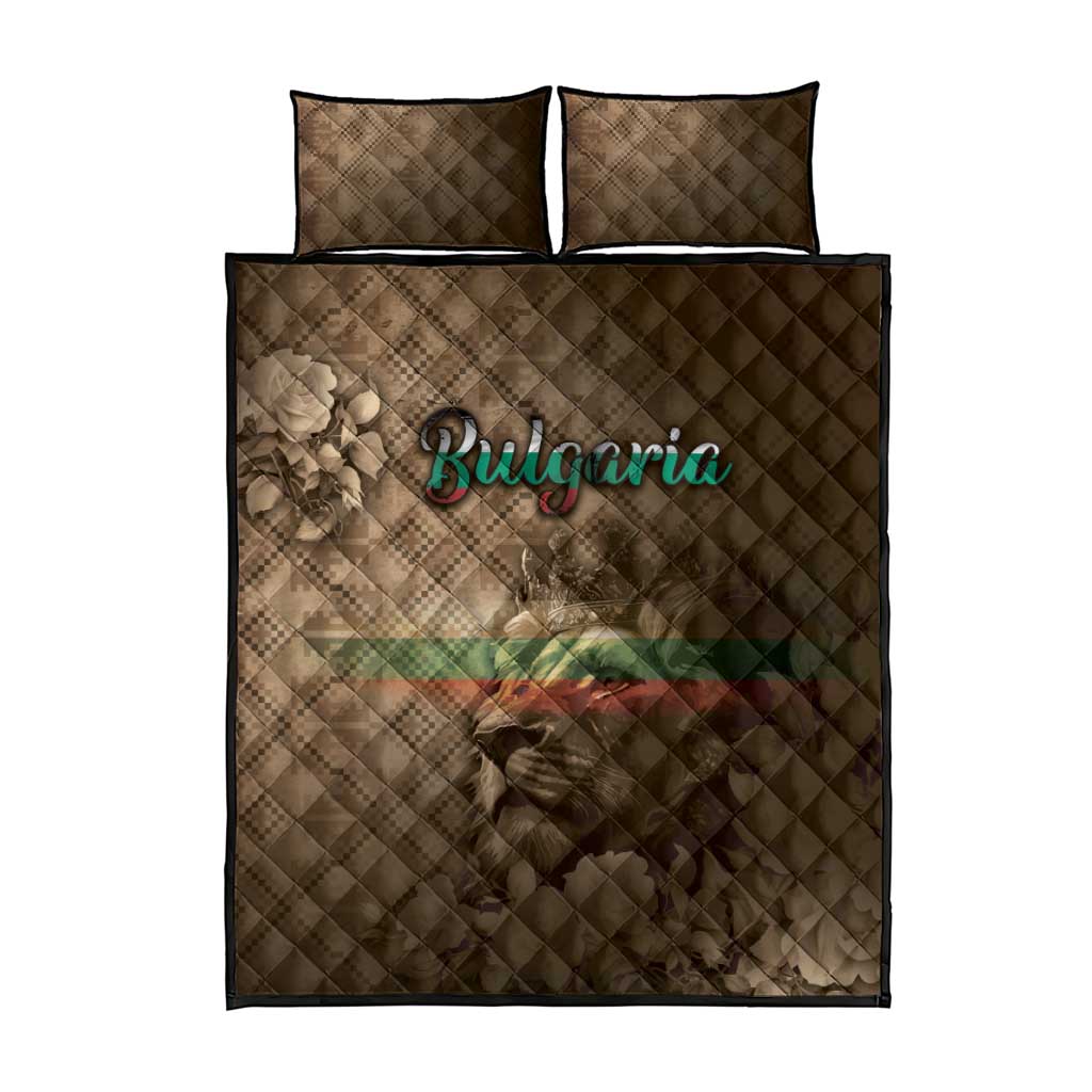 Bulgaria Quilt Bed Set Lion King Is Pride - Wonder Print Shop