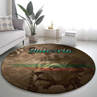 Bulgaria Round Carpet Lion King Is Pride - Wonder Print Shop