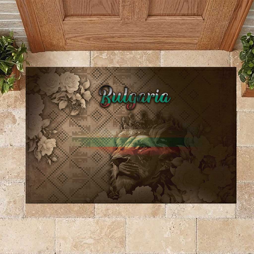 Bulgaria Rubber Doormat Lion King Is Pride - Wonder Print Shop