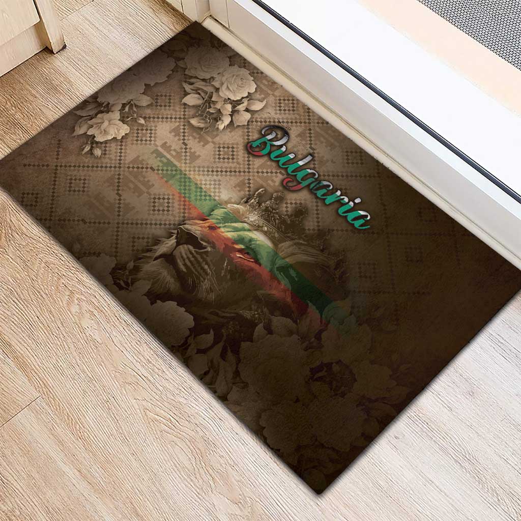 Bulgaria Rubber Doormat Lion King Is Pride - Wonder Print Shop