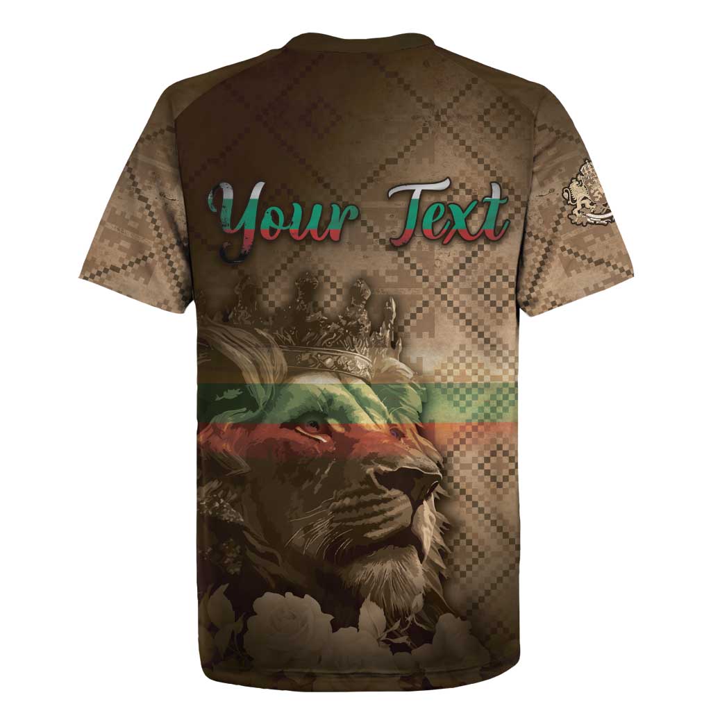 Personalized Bulgaria Rugby Jersey Lion King Is Pride - Wonder Print Shop