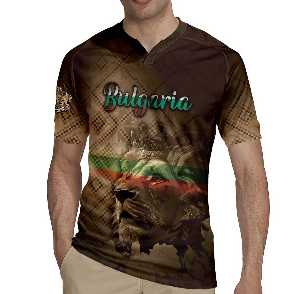 Personalized Bulgaria Rugby Jersey Lion King Is Pride - Wonder Print Shop