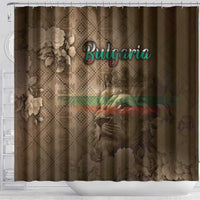 Bulgaria Shower Curtain Lion King Is Pride - Wonder Print Shop