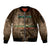 Personalized Bulgaria Sleeve Zip Bomber Jacket Lion King Is Pride - Wonder Print Shop